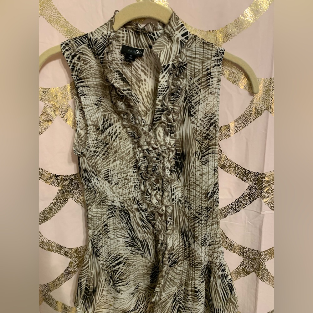 East 5th Safari Pattern Top